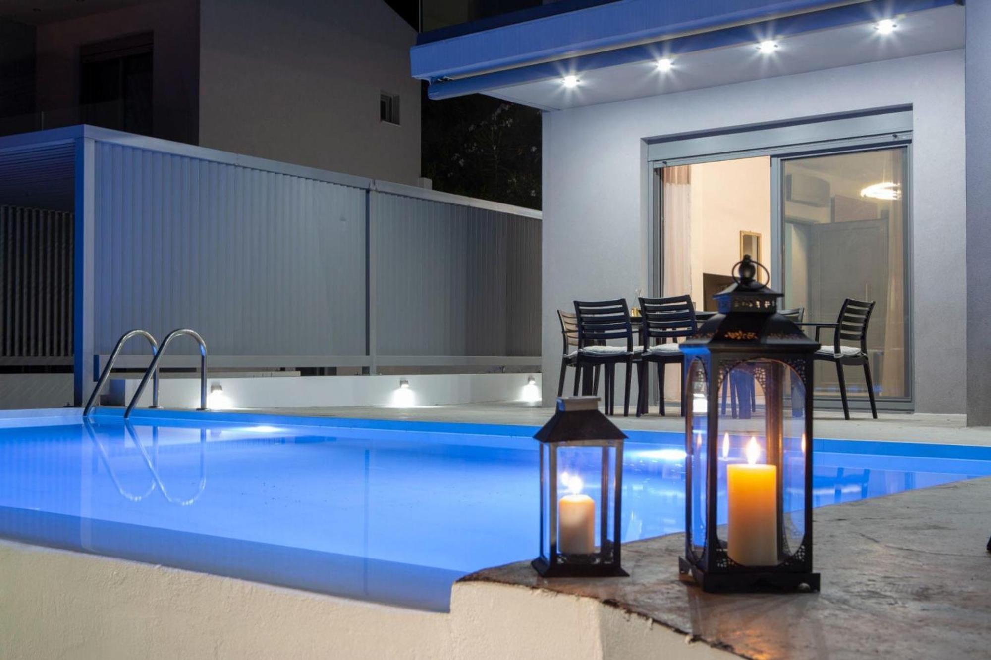 Aloft Luxury Villas Lefkada - Heated Pool Apolpaina Exterior photo