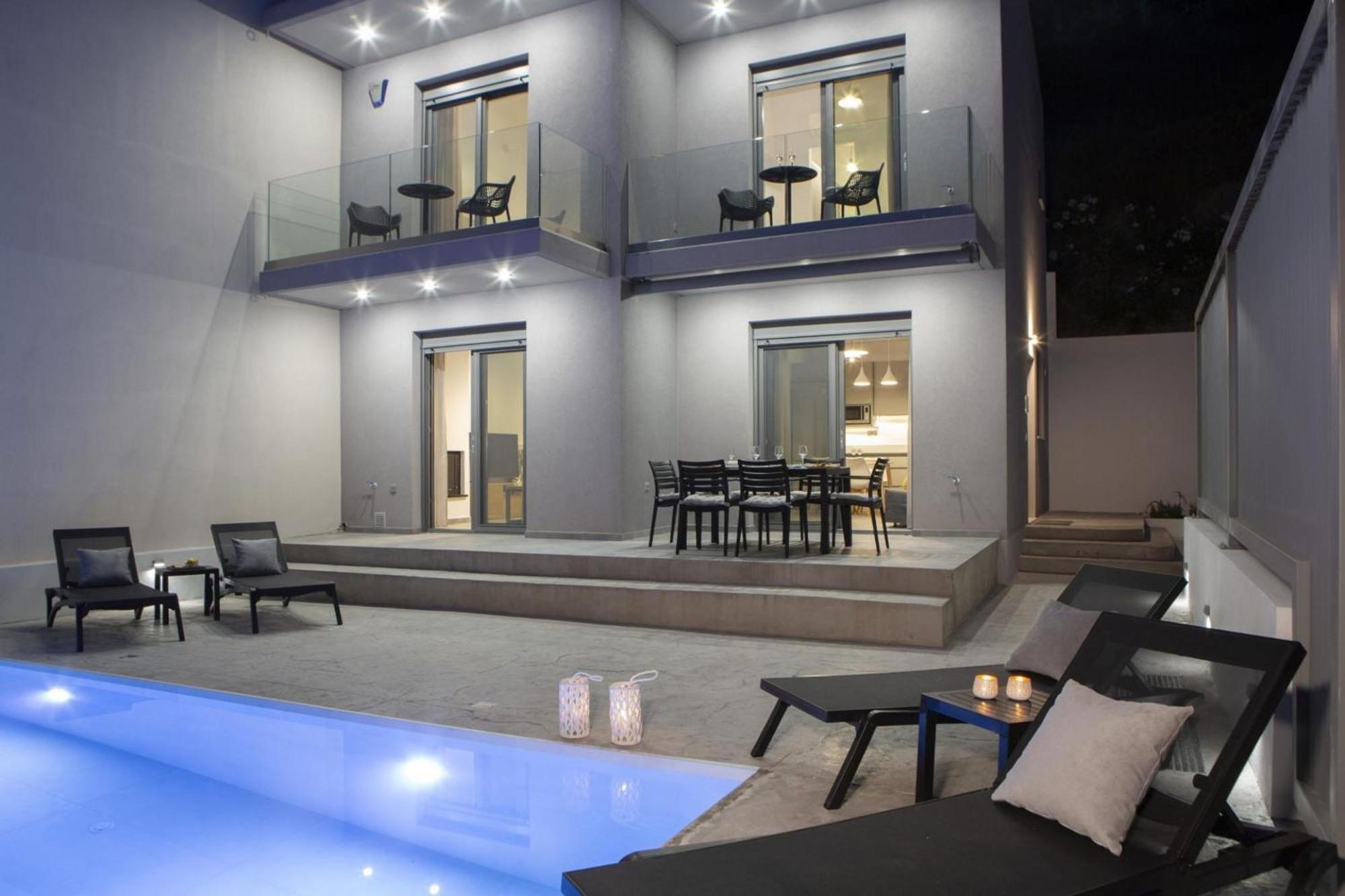 Aloft Luxury Villas Lefkada - Heated Pool Apolpaina Exterior photo