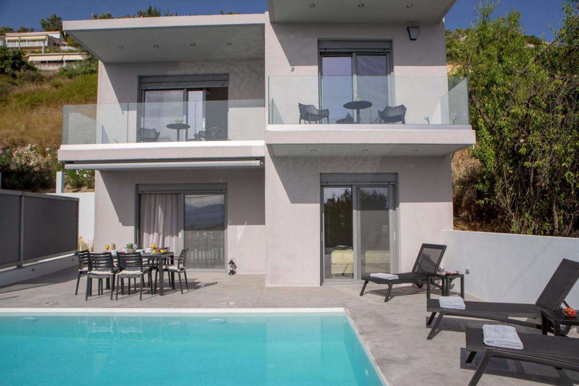Aloft Luxury Villas Lefkada - Heated Pool Apolpaina Exterior photo