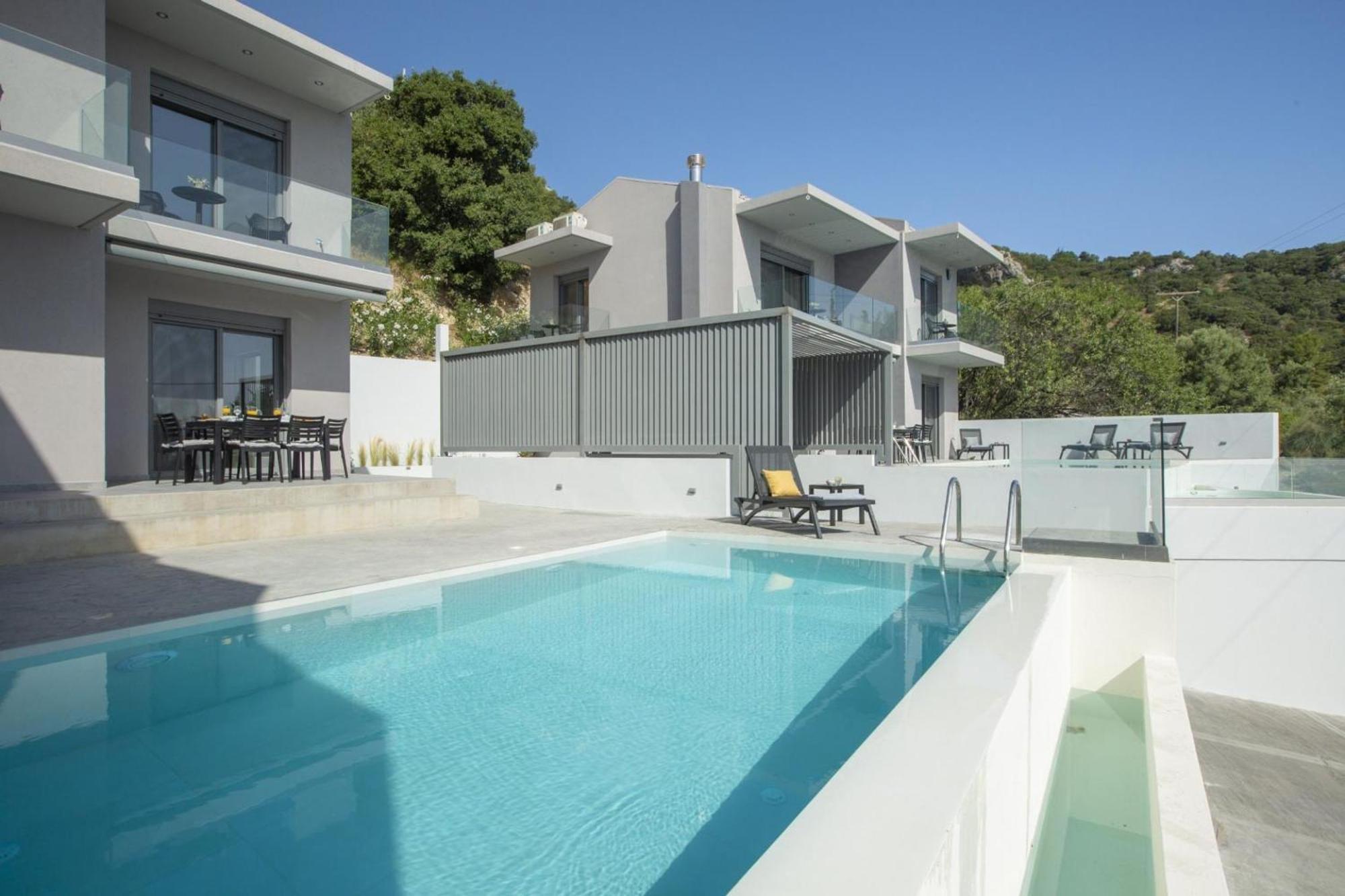 Aloft Luxury Villas Lefkada - Heated Pool Apolpaina Exterior photo